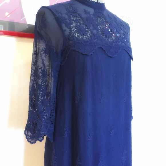 H&M - Long Sleeve Lace Dress - Picture 2 of 5